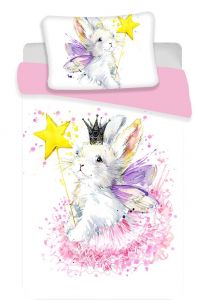 Pre novorodenca kvalitné bavlnené obliečky do postieľky Disney Bunny baby, | 100x135, 40x60 cm
