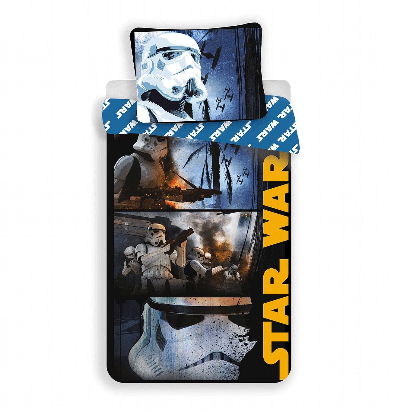 Pre malých chlapcov detské bavlnené posteľné obliečky Star Wars Stormtroopers, Jerry Fabrics