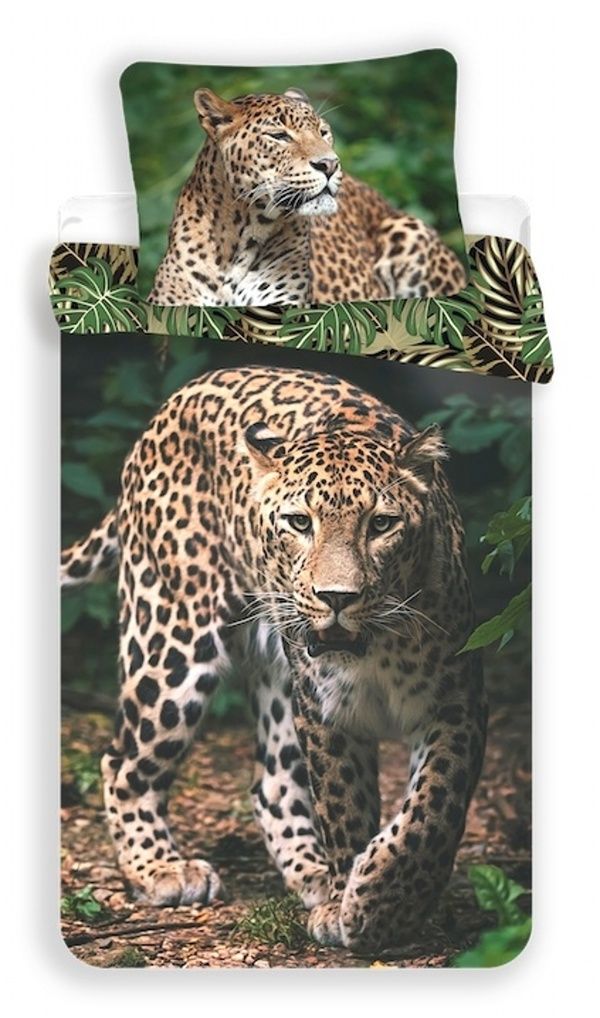 Obliečky fototlač Leopard green Jerry Fabrics
