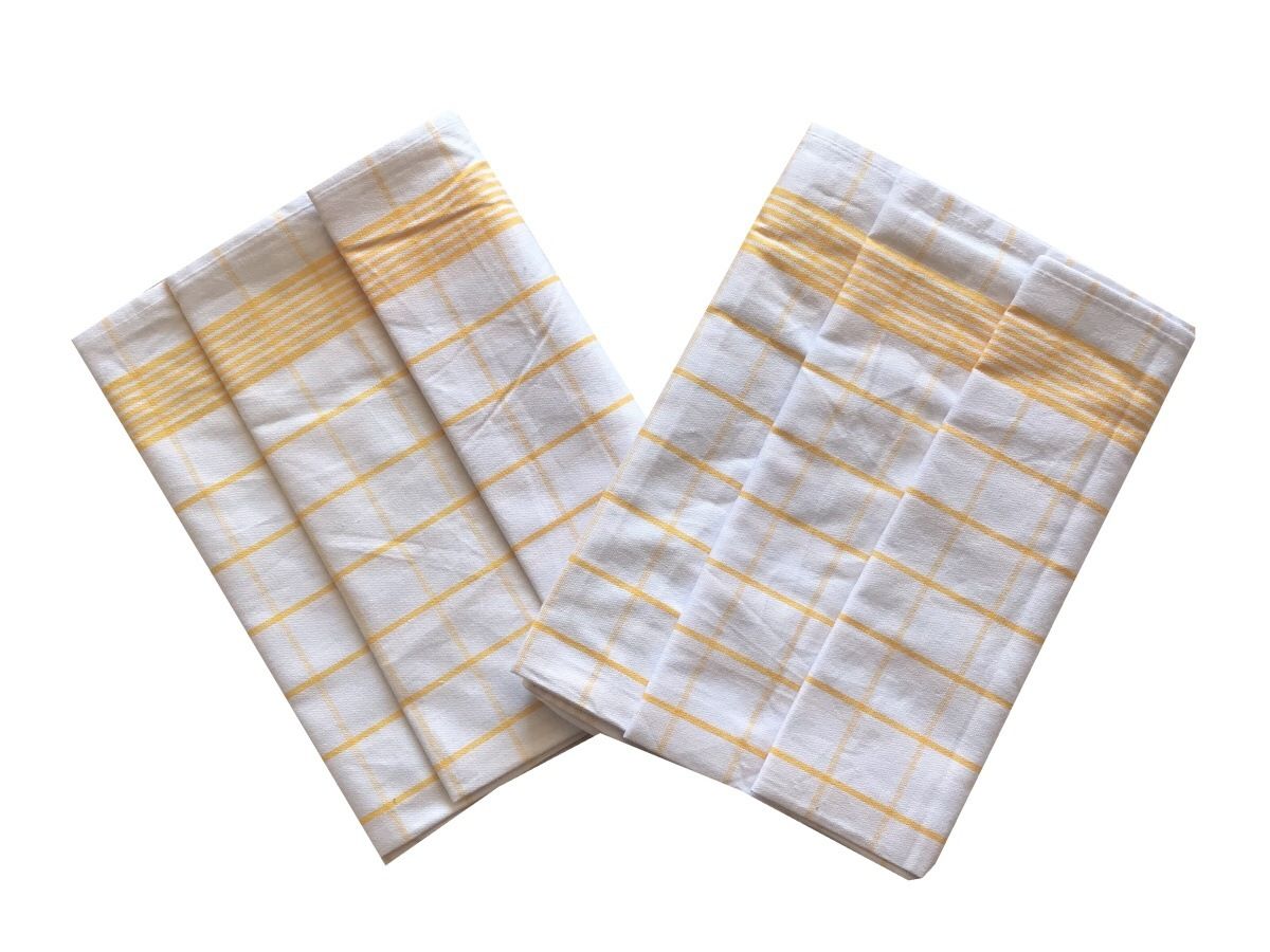 Utierka Negatív Egyptská bavlna biela / žltá - 3 ks Svitap