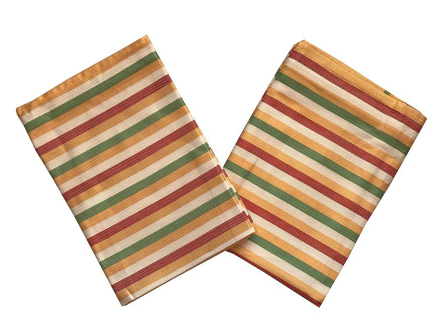 So vzorom prúžkov kvalitné kuchynské látkové utierky z bambusu Pruh žltý - 3 ks, Svitap