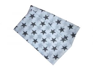 S motívom hviezdičiek kvalitné detské látkové plienky Šedá hviezda (balenie 5 ks), | rozmer 70x70 cm.