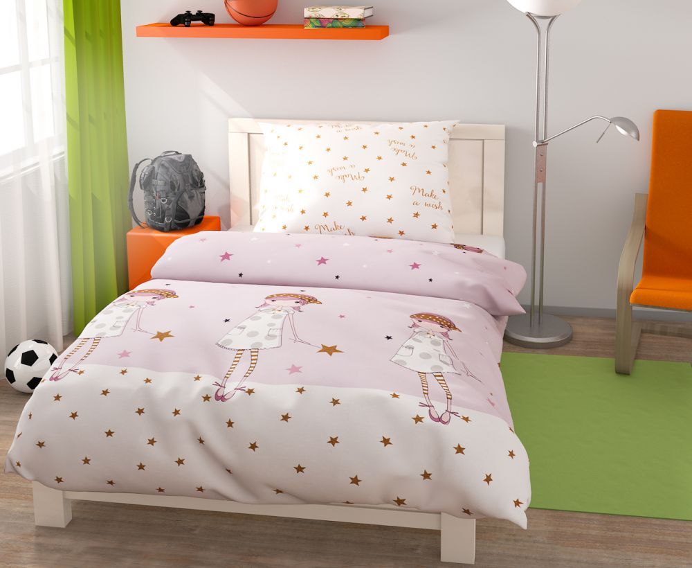 Kvalitná bavlnená posteľná bielizeň pre mladé slečny Girls, Kvalitex