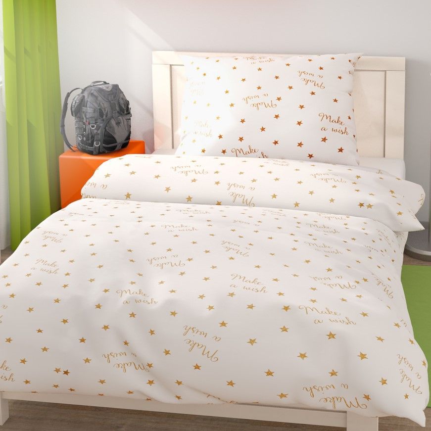 Kvalitná bavlnená posteľná bielizeň pre mladých Stars, Kvalitex
