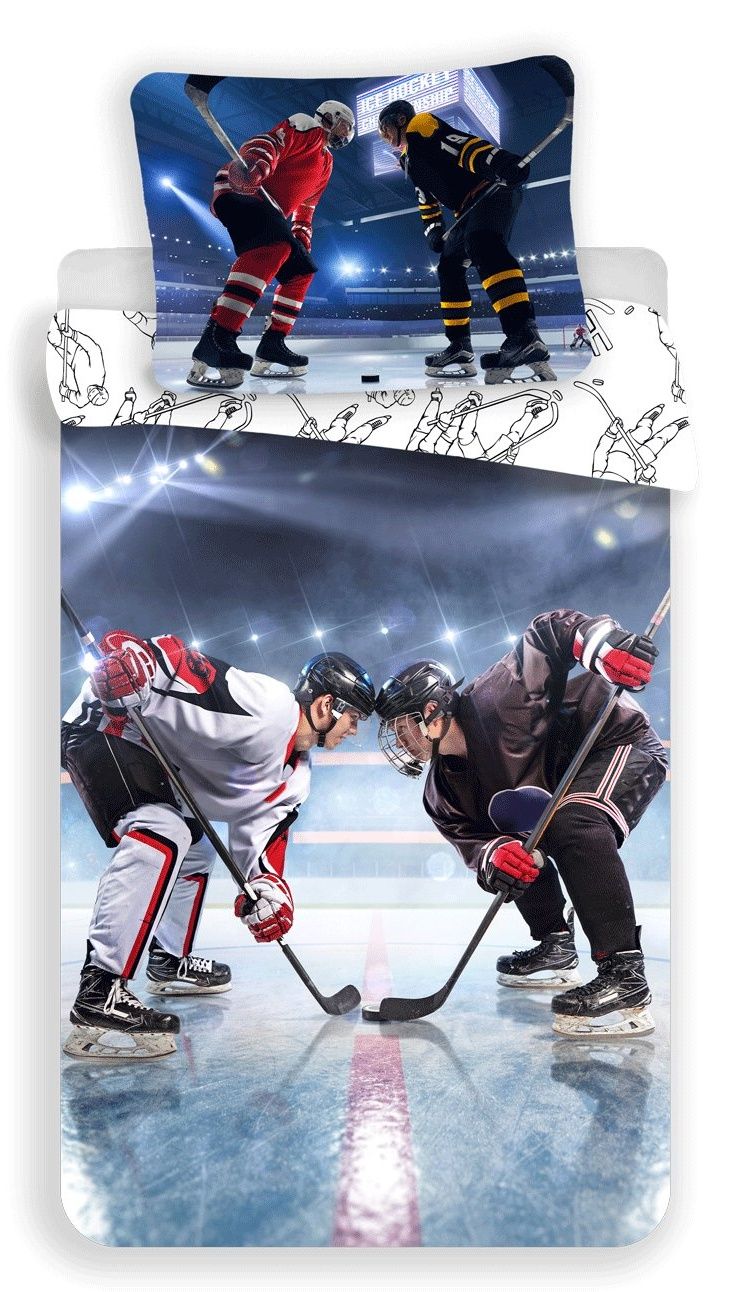 Bavlnené obliečky pre všetkých fanúšikov ľadového hokeja, Jerry Fabrics
