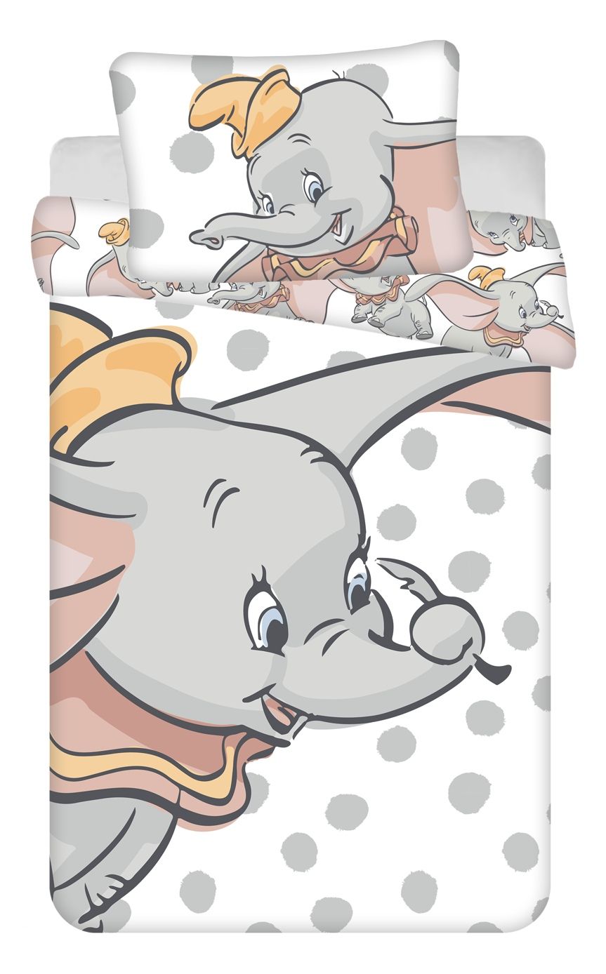 Disney obliečky do postieľky Dumbo "Dots" baby Jerry Fabrics