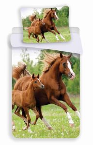 Na jednolôžko kvalitné bavlnené posteľné obliečky fototlač Horse 04, | 140x200, 70x90 cm