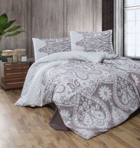 Flanelové posteľné obliečky českej výroby AZKA béžová, | 140x200, 70x90 cm