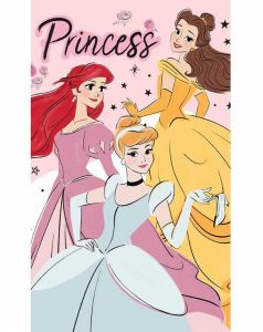 Detský uterák Princess Popoluška Ariel a Belle | rozmer 30x50 cm.