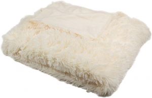 Luxusné deka s dlhým vlasom SMOTANOVÁ | 150x200 cm