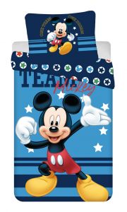 Detské bavlnené obliečky Mickey "Team", | 140x200, 70x90 cm
