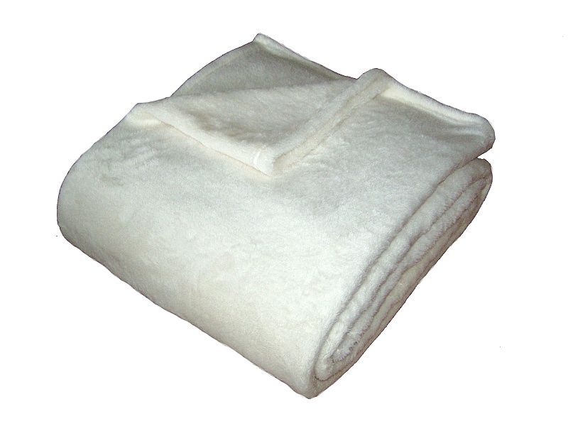 Super soft deka z mikrovlákna v bielej farbe, Dadka