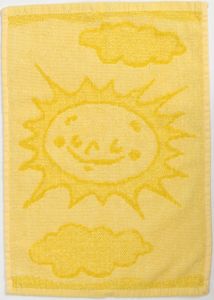 Detský uterák Sun yellow 30x50 cm | rozmer 30x50 cm,