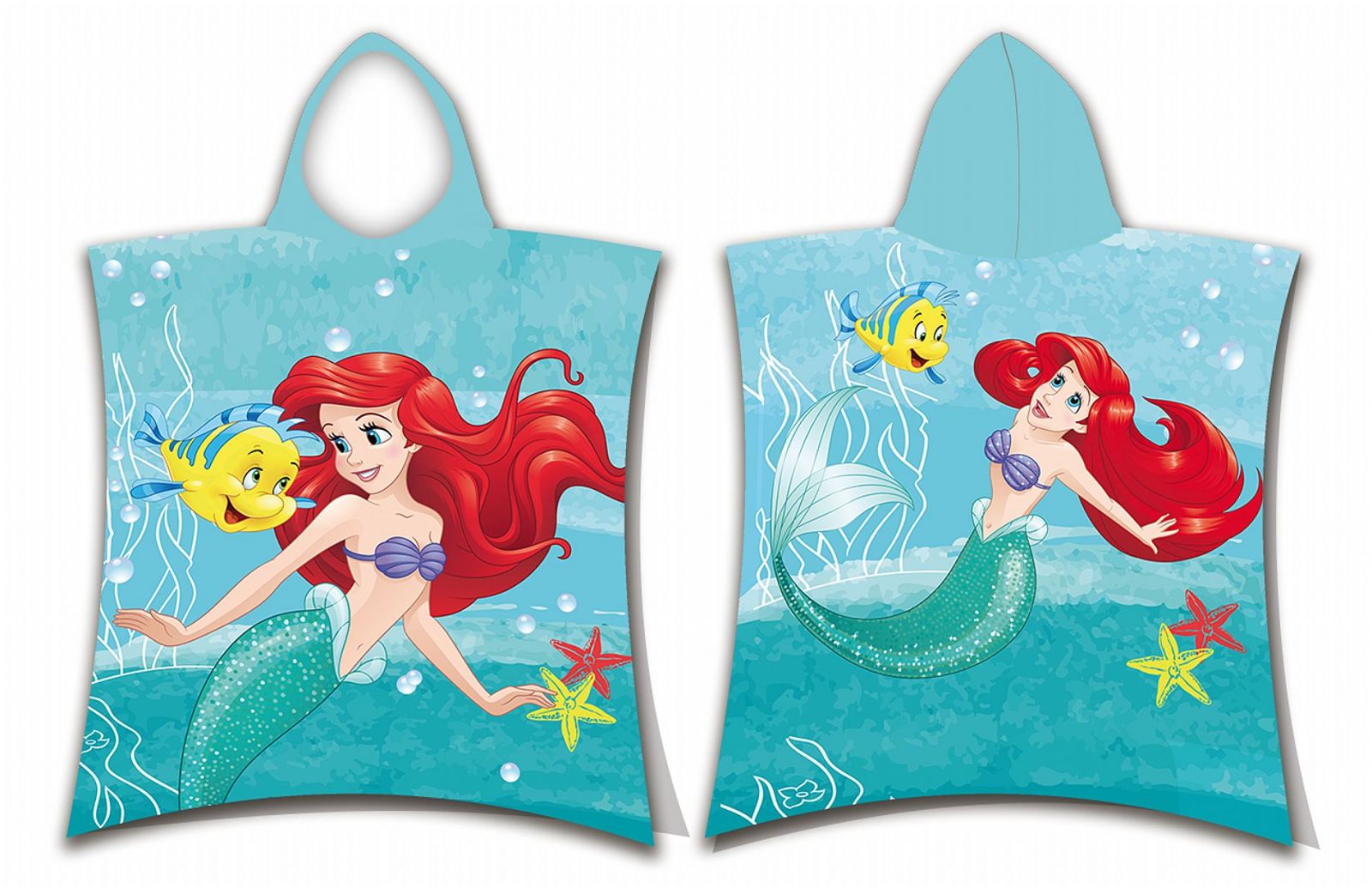 Plážový uterák pončo Ariel Friends Jerry Fabrics