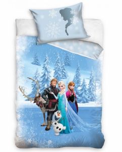 Bavlnená posteľná bielizeň Ľadové kráľovstvo Pravé priateľstvo | 100x135, 40x60 cm