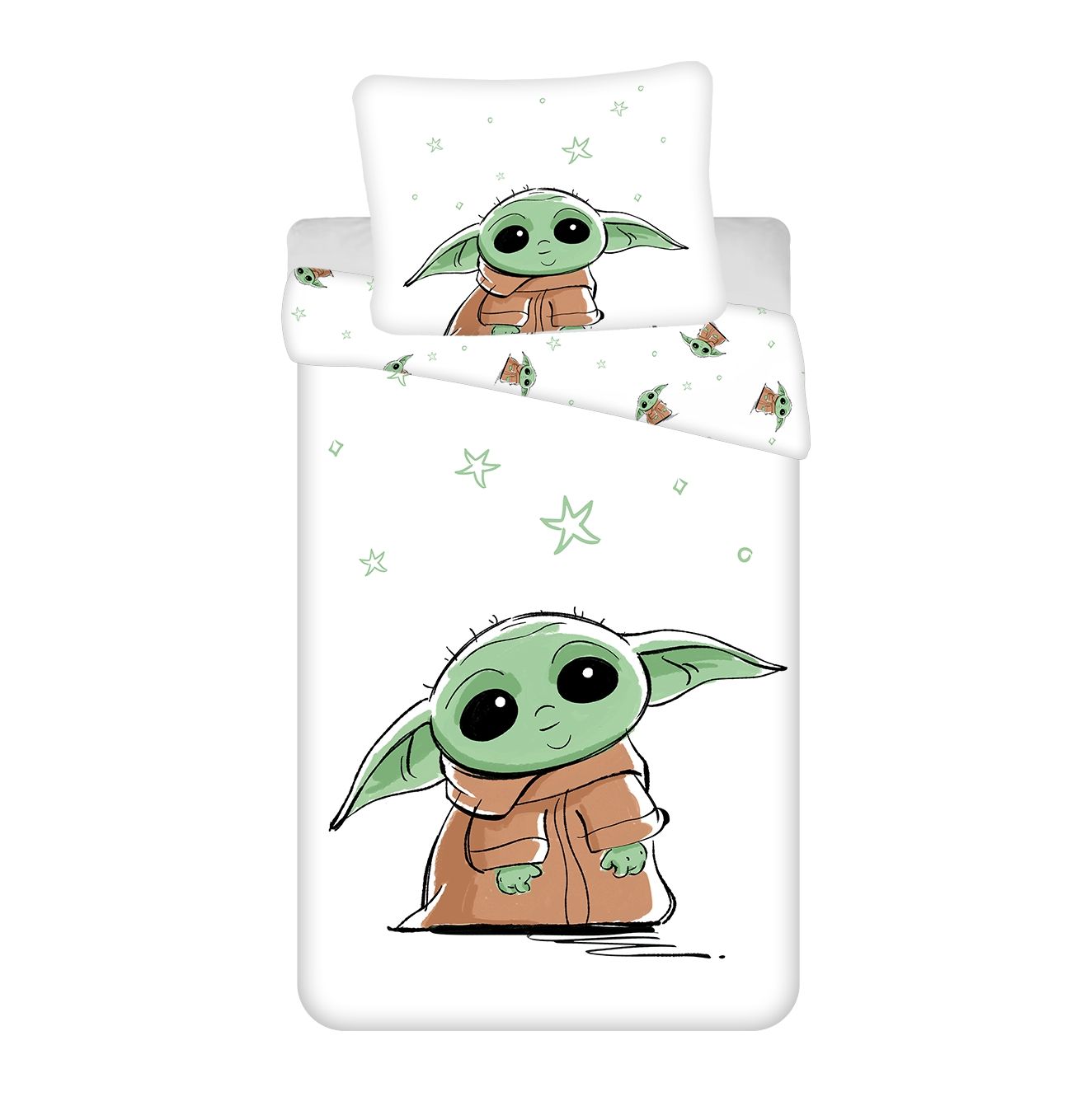 Obliečky bavlna Star Wars Baby Yoda Jerry Fabrics