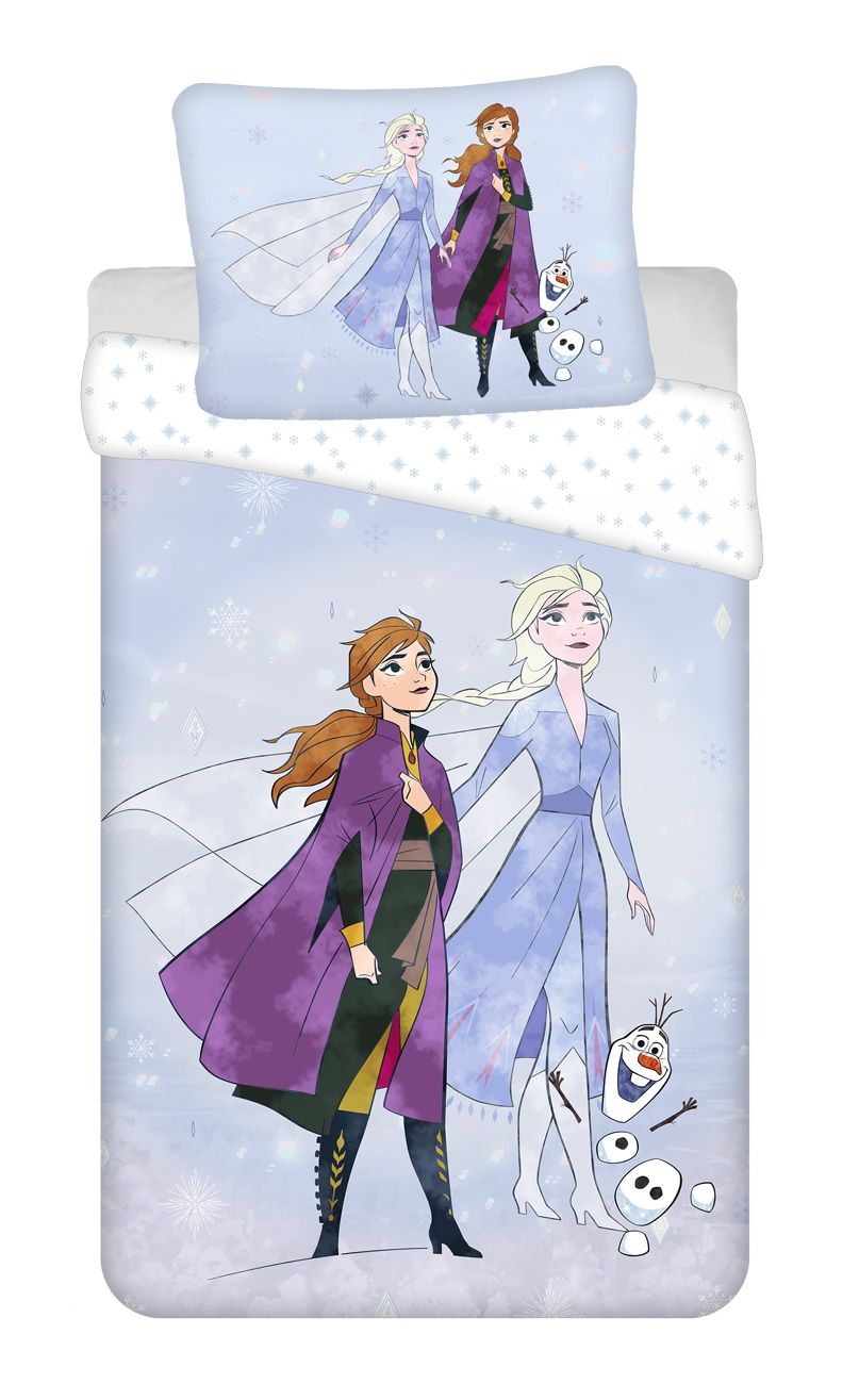 Bavlnené detské obliečky s obľúbenej rozprávky Frozen 2 "Adventure" Jerry Fabrics