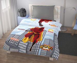Bavlnené posteľné obliečky pre mladých SUPERHERO, | 140x200, 70x90 cm, 140x220, 70x90 cm