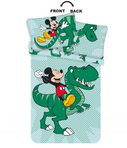 Disney obliečky do detskej postieľky Mickey Dino baby | 100x135, 40x60 cm